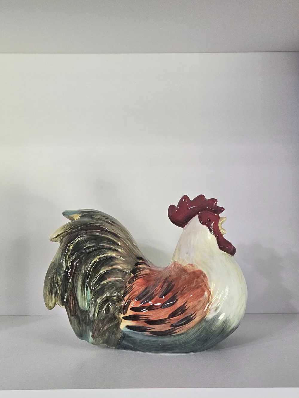 Cracker Barrel Rooster Sponge Scrubby Holder - Break Of Dawn